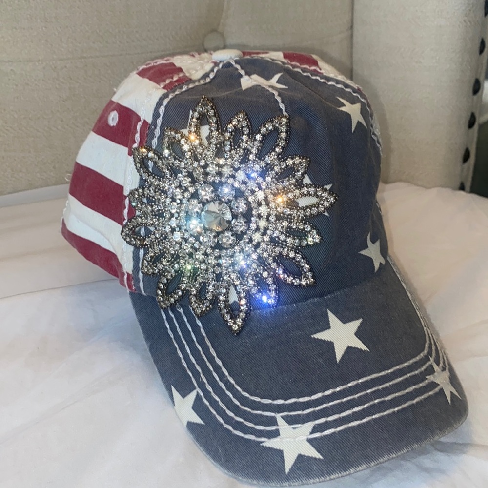 Olive & pique flag hat